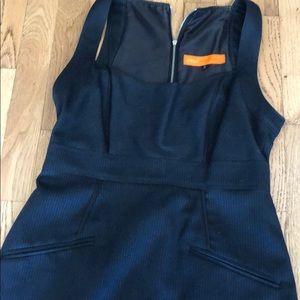 Cute and smart navy striped dress